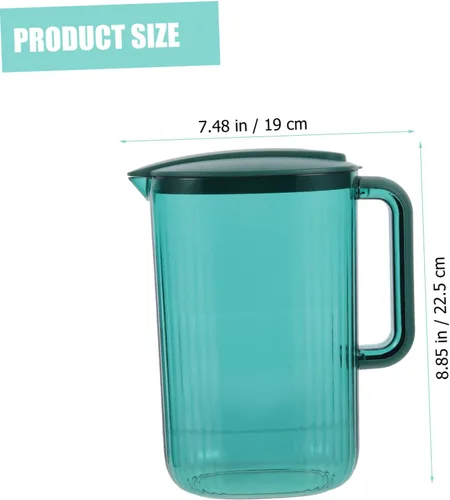 Miniatura 4 de Hemoton 1 juego de jarra y taza combinada para uso doméstico, juego de tetera y tazas para jugos, bebidas y invitados entretenidos