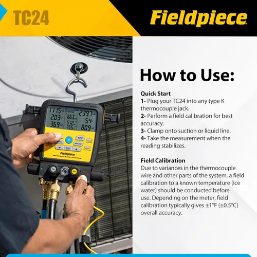 Miniatura 4 de Fieldpiece TC24refrigerator repuesto partsfieldpiece hecho de la mejor