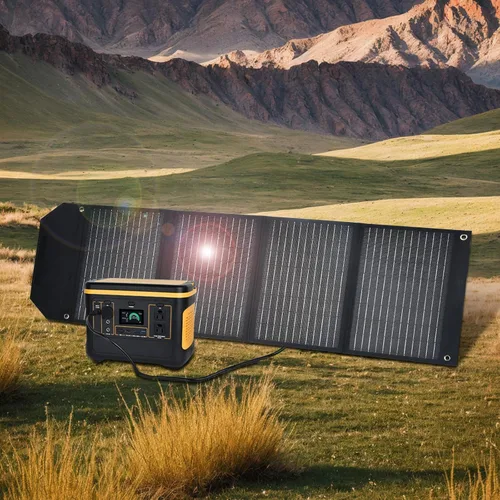 Miniatura 8 de Panel solar portátil de 60 W, paneles solares plegables de 60 vatios con cargadores QC3.0 USB-A USB-C DC5521, IP67 impermeable, energía