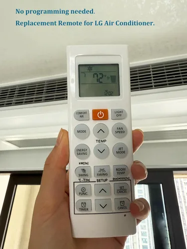 Miniatura 4 de Mando a distancia de repuesto para LG Mini Split aire acondicionado LSN240HEV2 LSN120HXV2 LSN120HSV5 LSN180HSV5 LSN120HEV2 AKB74955617 AKB75215402