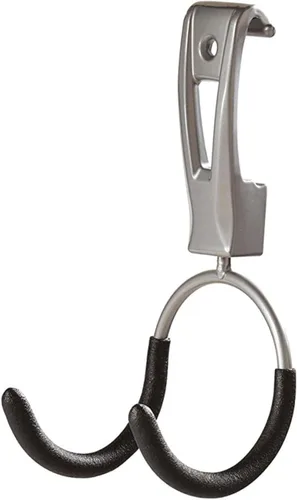 Miniatura 7 de Rubbermaid FastTrack - Organizador de garaje multiusos, capacidad de 50 libras, sistema de almacenamiento montado en la pared de níquel satinado