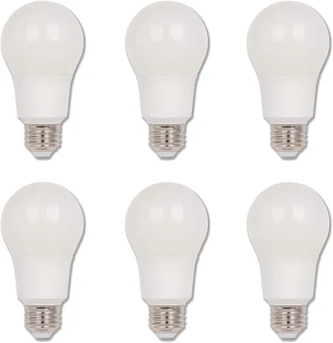 Westinghouse 5133100 Bombillas LED de 9 W (equivalente a 60 W) Omni A19, blanco brillante, ENERGY STAR, bombillas LED regulables, base mediana E26,