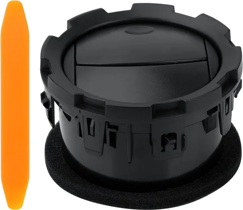 Miniatura 8 de DC3Z19893BA Rejilla de conducto de ventilación de aire del tablero/ventilación de aire HVAC, cromo Compatible con Ford F250 F350 F450 F550 Super