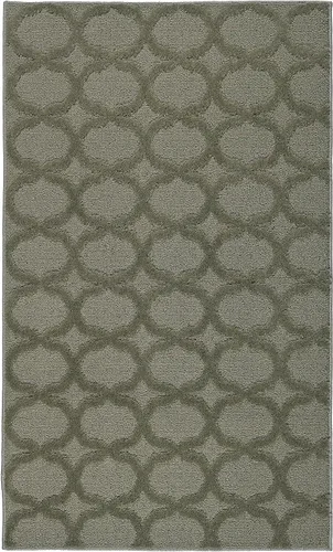 Miniatura 276 de Garland Rug Sparta - Alfombra antideslizante de polipropileno de 2 pies x 12 pies, color negro, ideal para salas de estar y pasillos, elegante
