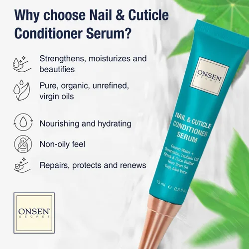 Miniatura 2 de Onsen Secret Nail Reboot Duo - Tratamiento para uñas dañadas - Cuidado natural de uñas y reparación de cutículas - Resultados visibles para uñas