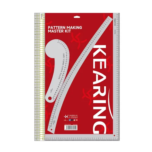 Miniatura 10 de Kearing Vary Form - Regla curva francesa de 12 pulgadas para hacer patrones, regla curva de cadera de aluminio de aviación para medir la costura