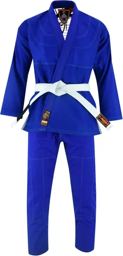 Miniatura 2 de Katana samurái vintage interior sublimado Pro brasileño Jiu Jitsu BJJ Kimono Gi Unisex - Cinturón incluido
