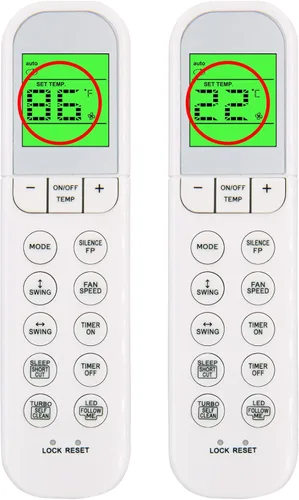 Miniatura 6 de Mando a Distancia de Repuesto para Midea ComfortStar FrigidaireAC Cooper & Hunter AC Aire acondicionado RG36B/BGE RG36F/BGEF RG36A/BGEF-AR3