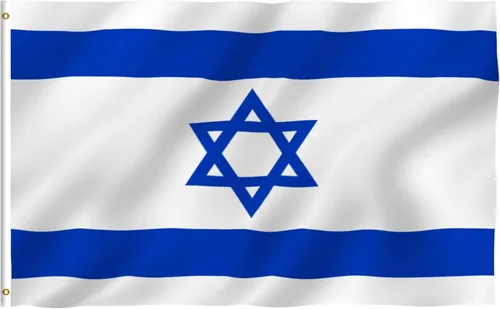 Bandera de EE. UU. + cristiana + Israel + Vaticano + Templarios + Masónico, Israel Israel - Poliéster 68D