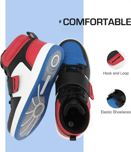 Miniatura 2 de DREAM PAIRS Tenis de baloncesto para niños y niñas