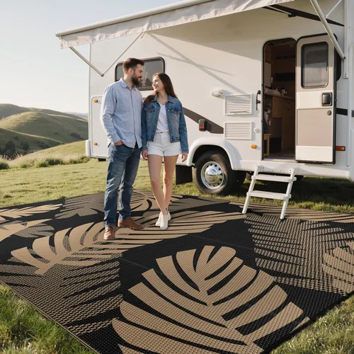 Miniatura 62 de GENIMO - Tapete reversible e impermeable para exteriores, en oferta, de paja de plástico, para áreas grandes, campamentos, RV, pícnics, terrazas