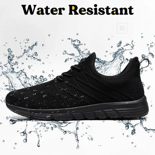 Miniatura 4 de Zapatos de trabajo antideslizantes para hombre, zapatos de trabajo antideslizantes negros, zapatos de trabajo resistentes al agua, zapatos