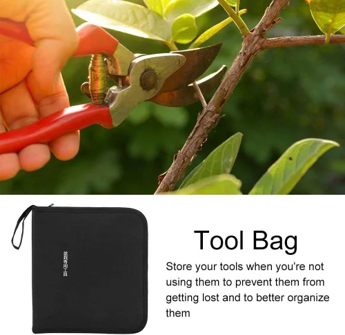 Miniatura 2 de Bolsa de herramientas de bonsái de jardín portátil Scissor Shear Cutter Bag
