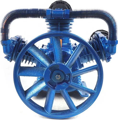 Miniatura 4 de LOYALHEARTDY Cabezal de bomba de compresor de aire 7.5KW 10HP 175PSI doble cilindro V estilo compresor de aire reemplazo de la bomba, cilindro