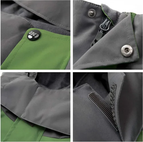 Miniatura 4 de Diamond Candy-Chamarra impermeable de Softshell con capucha para hombre.