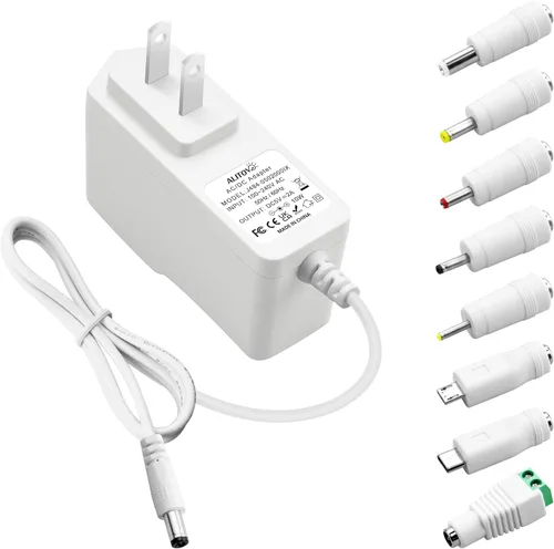 Miniatura 8 de ALITOVE Adaptador de fuente de alimentación de 5 V 2 A, cargador de 5 voltios, 10 W, CA, 100-240 V, 50-60 Hz, cable de alimentación de repuesto
