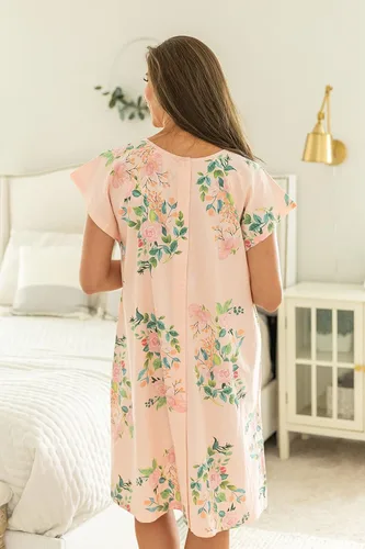 Miniatura 9 de Baby Be Mine Conjunto de mamá y bebé vestido de hospital de maternidad a juego para trabajo y parto Gownie para maternidad bolsa de hospital