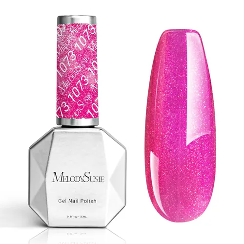 Miniatura 37 de MelodySusie Esmalte de uñas de gel grueso color rosa nude, 0.5 fl oz removible con remojo UV LED Funny Bunny esmalte de gel rosa, regalo de Navidad