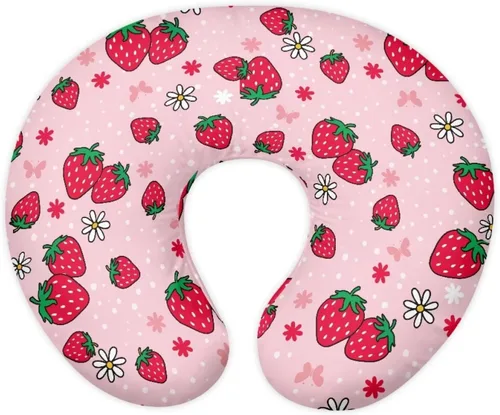 Miniatura 27 de American Flag Floral Nursing Pillow for Breastfeeding, Soft and Supportive Breastfeeding Pillow for Mom and Baby, Feeding Pillow with Removable