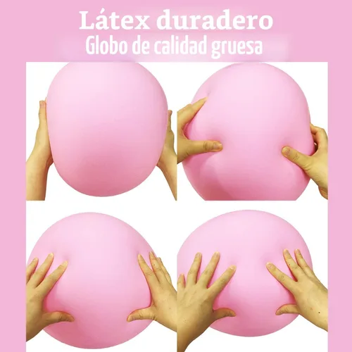 Miniatura 3 de 24 globos pastel de 18 pulgadas, grandes, redondos, gigantes, globos de látex para Pascua, cumpleaños, bodas, baby shower, decoraciones con borlas