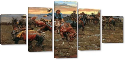 Miniatura 92 de 5 piezas de pintura sobre lienzo ardiente de fénix dibujado en estilo heráldico fuego fénix arte de pared vintage impresiones obras de arte arte