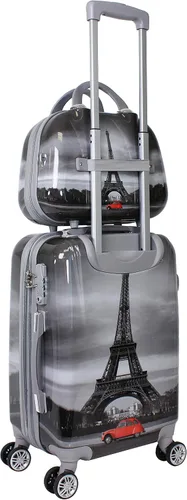 Miniatura 2 de World Traveler Destination Collection - Juego de equipaje de mano de 2 piezas, Paris, Destination Collection Juego de equipaje de mano de 2 piezas