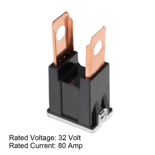 Miniatura 3 de uxcell Tridge Fusible 32V 80A Macho Terminal Blade J Caja de Caso para Camión 2pcs