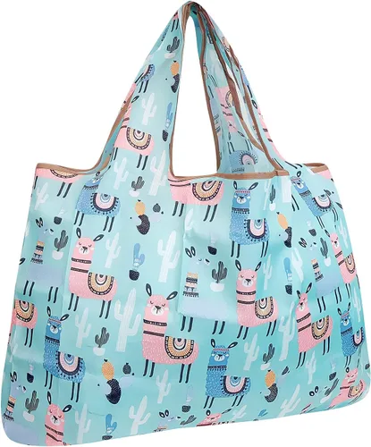 Miniatura 21 de allydrew - Bolsa grande plegable de nailon, reutilizable para compras