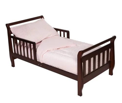 Miniatura 7 de TL Care Minky Dot - Juego de ropa de cama de chenilla de 4 piezas, color crema, para niños y niñas