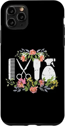 Miniatura 13 de Funda de regalo para iPhone 13 Pro Max Hair Styling Tool Flower Hairdresser Hairstylist Barber Gift Case