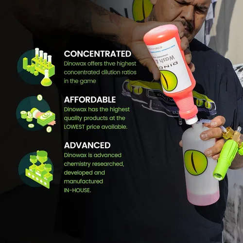 Miniatura 5 de Lavado y cera, concentrado de lavado de autos, champú para detalles de automóviles con equilibrio de pH y concentración del 20%, colección limpia