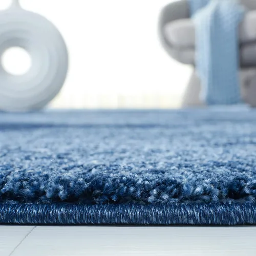 Miniatura 3 de SAFAVIEH Retro Collection - Alfombra de área de 2 x 3 pies, azul claro y azul, no desprende pelusa y fácil de limpiar, ideal para sala de estar