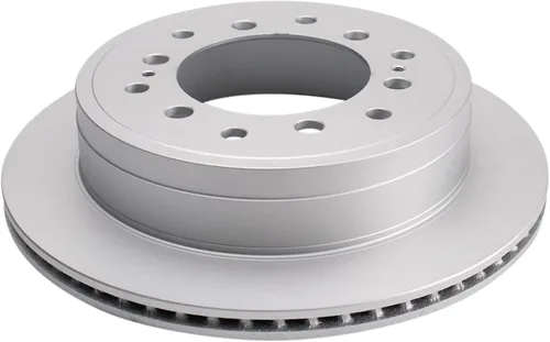 Miniatura 9 de TRQ Kit de pastillas de freno trasero y rotor, kit químico de freno, pastillas de freno, rotor de freno cerámico premium con revestimiento G