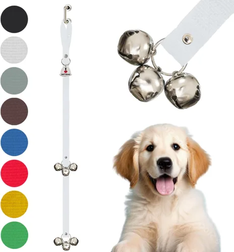 Miniatura 17 de Caldwell's Pet Supply Co. Campanas para orinal para perros, campanas para puerta de perro, campanas para salir al exterior, campana de entrenamiento