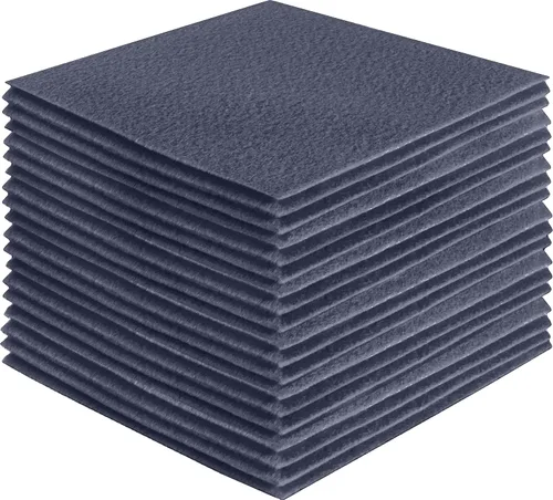 Miniatura 29 de FabricLA Hojas de fieltro acrílico para manualidades, cuadrados de fieltro precortados suaves de 4 x 4 pulgadas (3.9 in x 3.9 in), utiliza hojas