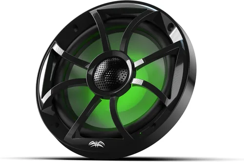 Miniatura 2 de Wet Sounds Recon 6-BG RGB Altavoces coaxiales marinos de alto rendimiento estilo componente de 6.5" con rejilla negra y retroiluminación RGB