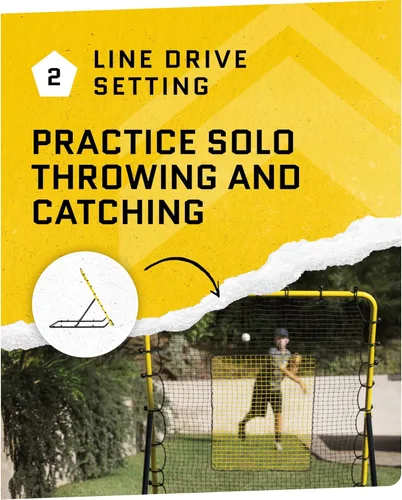 Miniatura 5 de SKLZ Fielding Trainer - Baseball, Softball & Volleyball Rebounder Net. Enhanced Solo Fielding Practice for Skill Development. High-Performance