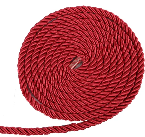 Miniatura 14 de BEL AVENIR Cuerda trenzada de 0.236 in y 16 yardas, cuerda decorativa de nailon hecha a mano para costura, manualidades, tapicería, decoración