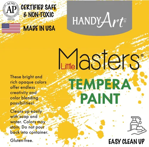 Miniatura 2 de Handy Art Little Masters - Pintura al temple (16 onzas), color rojo