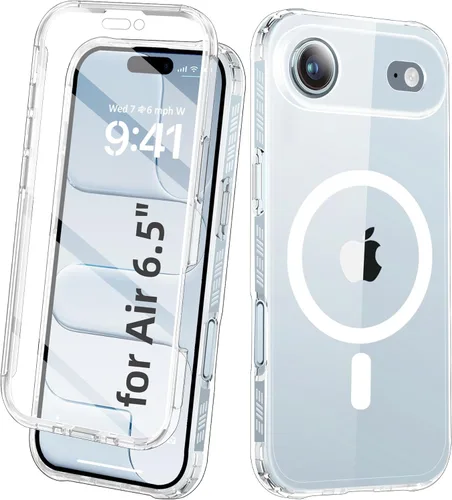 Miniatura 41 de Funda para iPhone 15 de cuerpo completo, protector de pantalla integrado, con protector de lente de cámara, [antiamarilleamiento], funda protectora