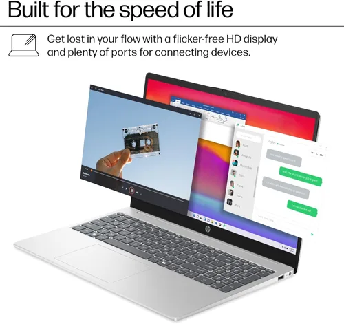 Miniatura 6 de Portátil HP 2025 Flagship Business Ultra Slim, Office de por vida, alimentado por IA, HD de 15.6", Intel i3 de 8 núcleos, 16 GB de RAM, 628 GB