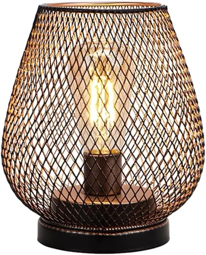 JHY DESIGN Linterna LED de jaula de metal, funciona con pilas, luz de acento inalámbrica con LED, ideal para bodas, fiestas, patio, eventos para