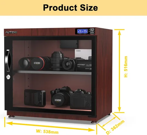 Miniatura 2 de Caja Gabinete Seco Deshumidificador de 30L, Control Digital Silencioso y de Ahorro de Energía, para Lente de Cámara DSLR SLR y Almacenamiento