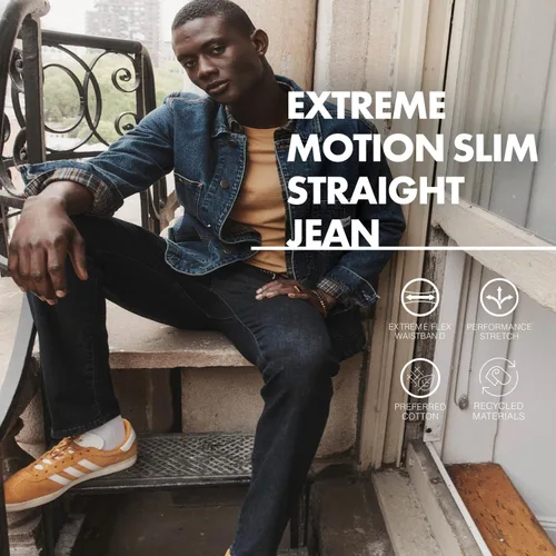 Miniatura 5 de Lee Mens Extreme Motion Slim Straight Jean