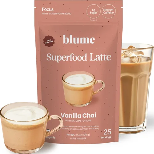 Miniatura 13 de Blume Superfoods Latte - Polvo de remolacha, potenciador de energía, remolacha orgánica en polvo, clavo, canela, jengibre, vegano, apto para dieta