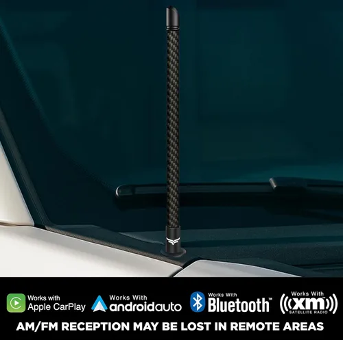 Miniatura 6 de EcoAuto Antena de goma flexible de 12 pulgadas, compatible con Ford F150 F250 F350, Chevy Silverado, GMC Sierra 1500 2500 3500, Dodge RAM, Jeep