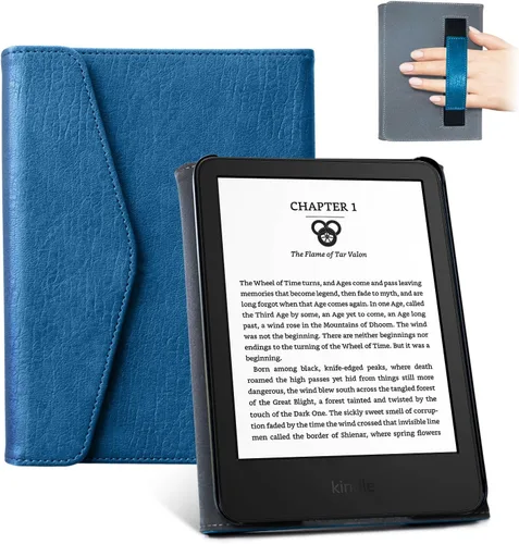 Miniatura 18 de CoBak Premium Case for Kindle Paperwhite & Kindle Colorsoft 7" & Hanvon with Hand Strap – Automatic Wake/Sleep, Stylish & Durable, Comfortable