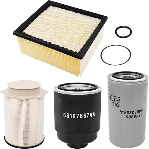 Miniatura 12 de Filtro de aceite 6.7 Cummins compatible con 1989-2024 Dodge Ram 2500 3500 4000 4500 5500 D250 D350 W250 W350 5.9 6.7 Cummins motor diésel filtro