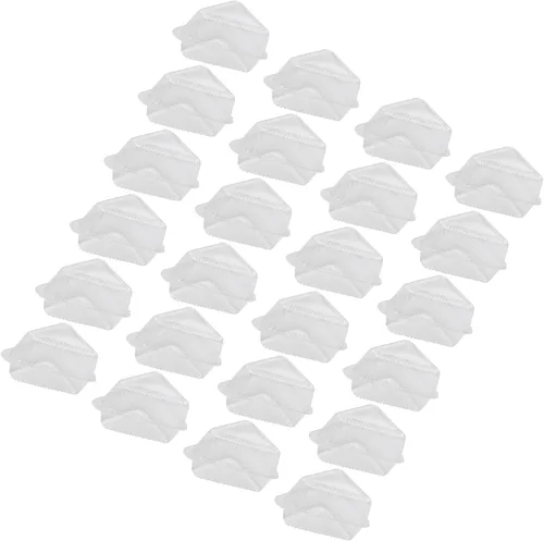Miniatura 7 de TIDTALEO 50 recipientes para tartas con tapa transparente, cajas de almacenamiento de grado alimenticio para postres, quesos y más para fiestas