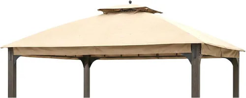 Miniatura 8 de Garden Winds Toldo de repuesto duradero 350 compatible con Shadow Creek de 10 x 12 pies modelo L-GZ1140PST - Palm